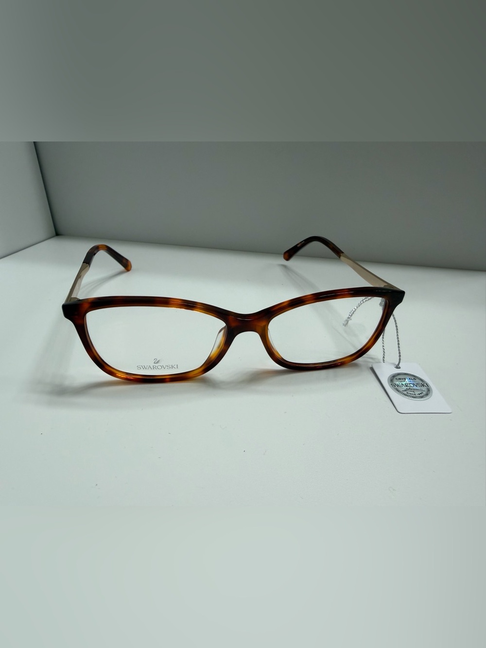 Swarovski Women's Tortoise Cat-Eye Glasses - Brown-